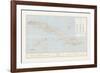 Map of Cuba-The Vintage Collection-Framed Premium Giclee Print