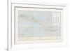 Map of Cuba-The Vintage Collection-Framed Premium Giclee Print