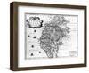 Map of Cumberland, C.1695-Robert Morden-Framed Giclee Print