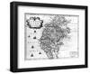 Map of Cumberland, C.1695-Robert Morden-Framed Giclee Print