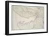 Map of Cutch and Kathiawar-null-Framed Giclee Print