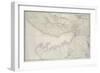 Map of Cutch and Kathiawar-null-Framed Giclee Print