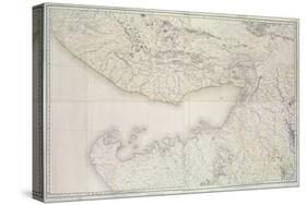 Map of Cutch and Kathiawar-null-Stretched Canvas