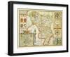 Map Of Darbieshire'. a Map Of the County Of Derbyshire.-null-Framed Giclee Print