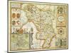 Map Of Darbieshire'. a Map Of the County Of Derbyshire.-null-Mounted Giclee Print