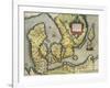 Map of Denmark, from Theatrum Orbis Terrarum-null-Framed Giclee Print