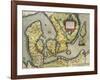 Map of Denmark, from Theatrum Orbis Terrarum-null-Framed Giclee Print