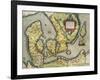 Map of Denmark, from Theatrum Orbis Terrarum-null-Framed Giclee Print