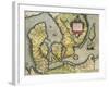 Map of Denmark, from Theatrum Orbis Terrarum-null-Framed Giclee Print