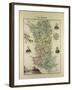 Map of Deux Sèvres 1896, France-null-Framed Giclee Print