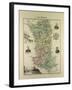 Map of Deux Sèvres 1896, France-null-Framed Giclee Print