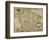 Map Of Devon-Christopher Saxton-Framed Giclee Print