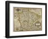 Map Of Devon-Christopher Saxton-Framed Giclee Print