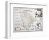 Map of Devonshire, London, C.1777-Emanuel Bowen-Framed Giclee Print