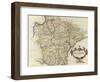 Map of Devonshire-Robert Morden-Framed Giclee Print