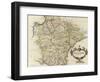 Map of Devonshire-Robert Morden-Framed Giclee Print