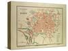 Map of Dijon France-null-Stretched Canvas