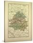 Map of Dordogne France-null-Stretched Canvas