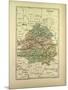 Map of Dordogne France-null-Mounted Giclee Print