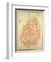 Map of Douai France-null-Framed Giclee Print