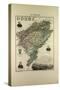 Map of Doubs 1896, France-null-Stretched Canvas