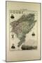 Map of Doubs 1896, France-null-Mounted Giclee Print