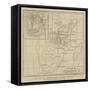 Map of Dr Livingstone's Recent Travels-null-Framed Stretched Canvas