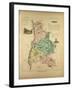 Map of Drôme France-null-Framed Giclee Print