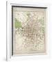 Map of Dublin-The Vintage Collection-Framed Giclee Print