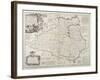 Map of Durham, 1777-Thomas Kitchin-Framed Giclee Print