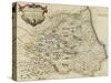 Map of Durham-Robert Morden-Stretched Canvas