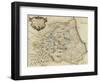 Map of Durham-Robert Morden-Framed Giclee Print