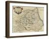 Map of Durham-Robert Morden-Framed Giclee Print