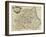 Map of Durham-Robert Morden-Framed Giclee Print