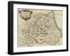 Map of Durham-Robert Morden-Framed Giclee Print