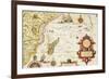 Map of East Africa and Madagascar, 1596-Arnold Florent Van Langren-Framed Giclee Print