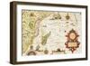 Map of East Africa and Madagascar, 1596-Arnold Florent Van Langren-Framed Giclee Print