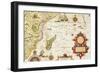 Map of East Africa and Madagascar, 1596-Arnold Florent Van Langren-Framed Giclee Print