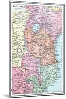 Map of East Africa at the Beginning of the War, from 'The Great War: a History', Volume III, 1916-null-Mounted Giclee Print