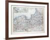 Map of East and West Prussia Königsberg (Kaliningrad Russia) and Danzig (Poland) 1899-null-Framed Giclee Print