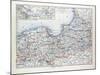 Map of East and West Prussia Königsberg (Kaliningrad Russia) and Danzig (Poland) 1899-null-Mounted Giclee Print