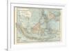 Map of East India Islands. Malaysia and Melanesia. Dutch East India-Encyclopaedia Britannica-Framed Art Print