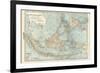 Map of East India Islands. Malaysia and Melanesia. Dutch East India-Encyclopaedia Britannica-Framed Art Print