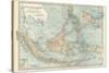 Map of East India Islands. Malaysia and Melanesia. Dutch East India-Encyclopaedia Britannica-Stretched Canvas