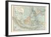 Map of East India Islands. Malaysia and Melanesia. Dutch East India-Encyclopaedia Britannica-Framed Art Print