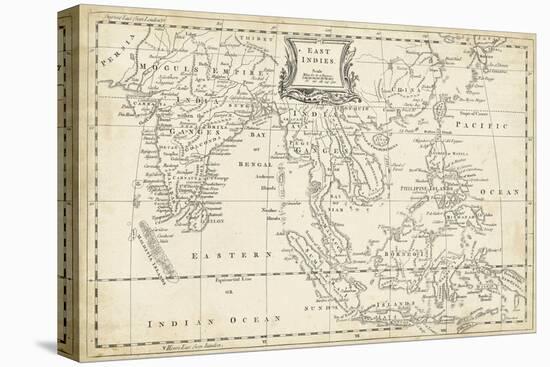 Map of East Indies-T. Jeffreys-Stretched Canvas