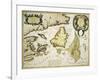 Map of Eastern Canada and Newfoundland, 1692-null-Framed Giclee Print