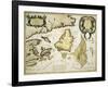 Map of Eastern Canada and Newfoundland, 1692-null-Framed Giclee Print