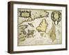 Map of Eastern Canada and Newfoundland, 1692-null-Framed Giclee Print