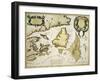 Map of Eastern Canada and Newfoundland, 1692-null-Framed Giclee Print